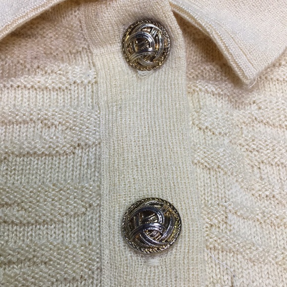 Vintage 80's Mita button down cardigan - size 18 - Picture 3 of 8